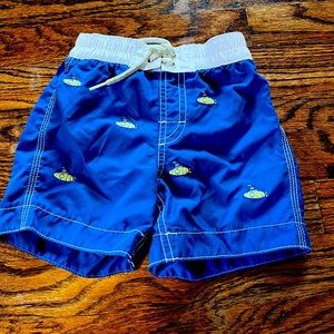 Blue w/yellow submarine baby swimsuit! Excellent condition! Size 18-24mo